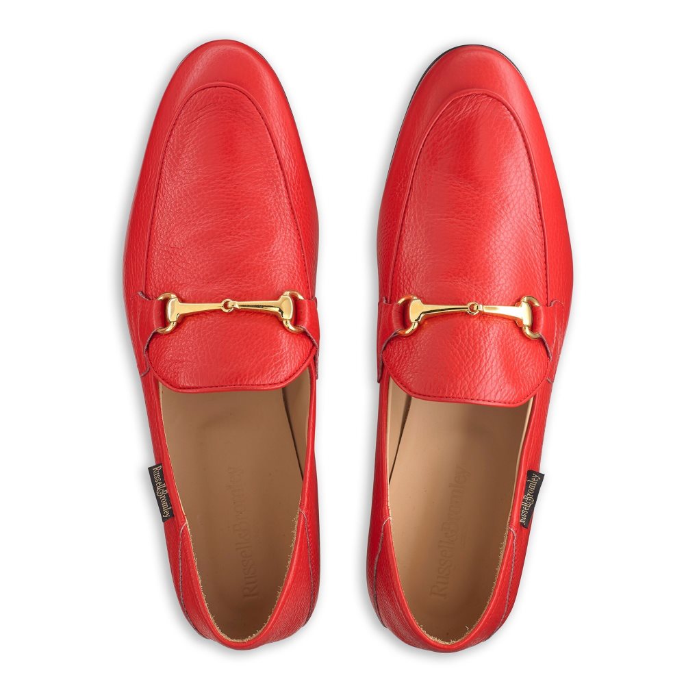 Russell And Bromley Loafer M Snaffle Kjoler Sko Herre Rød | 681DMPQT