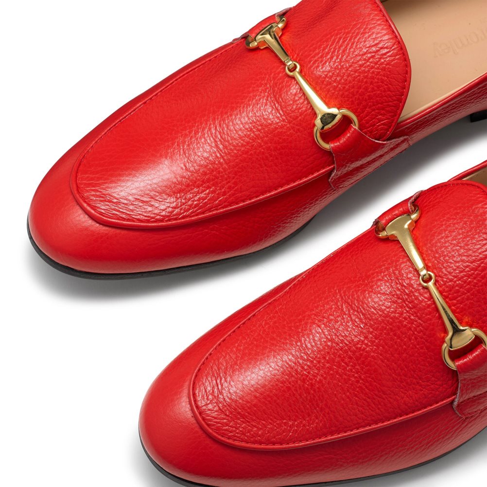 Russell And Bromley Loafer M Snaffle Kjoler Sko Herre Rød | 681DMPQT