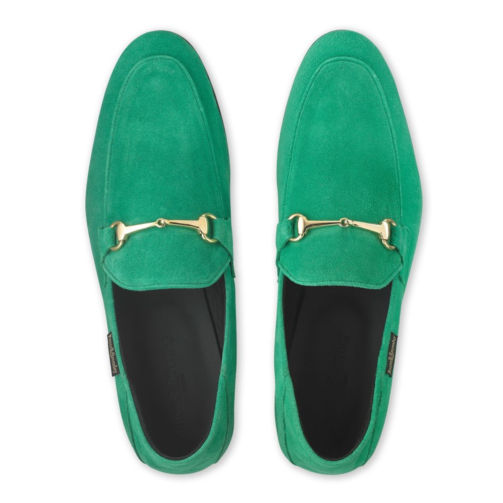 Russell And Bromley Loafer M Snaffle Kjoler Sko Herre Grønn | 783HURYE