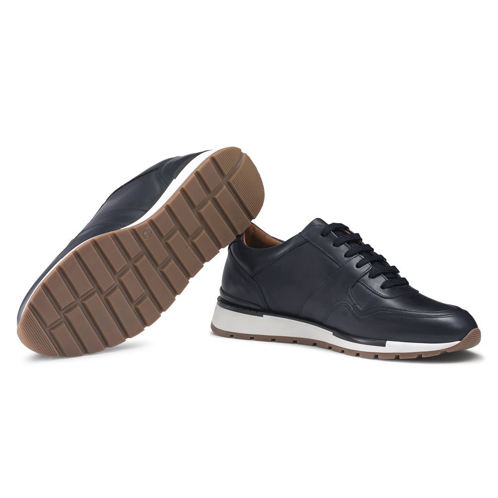 Russell And Bromley Lomond Blonder-up Joggesko Herre Marineblå | 091MWTND