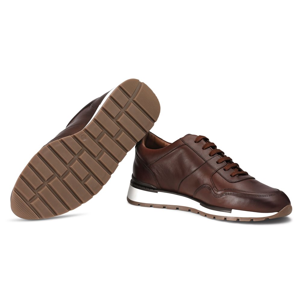 Russell And Bromley Lomond Blonder-up Joggesko Herre Mørke Brune | 817PRWNT