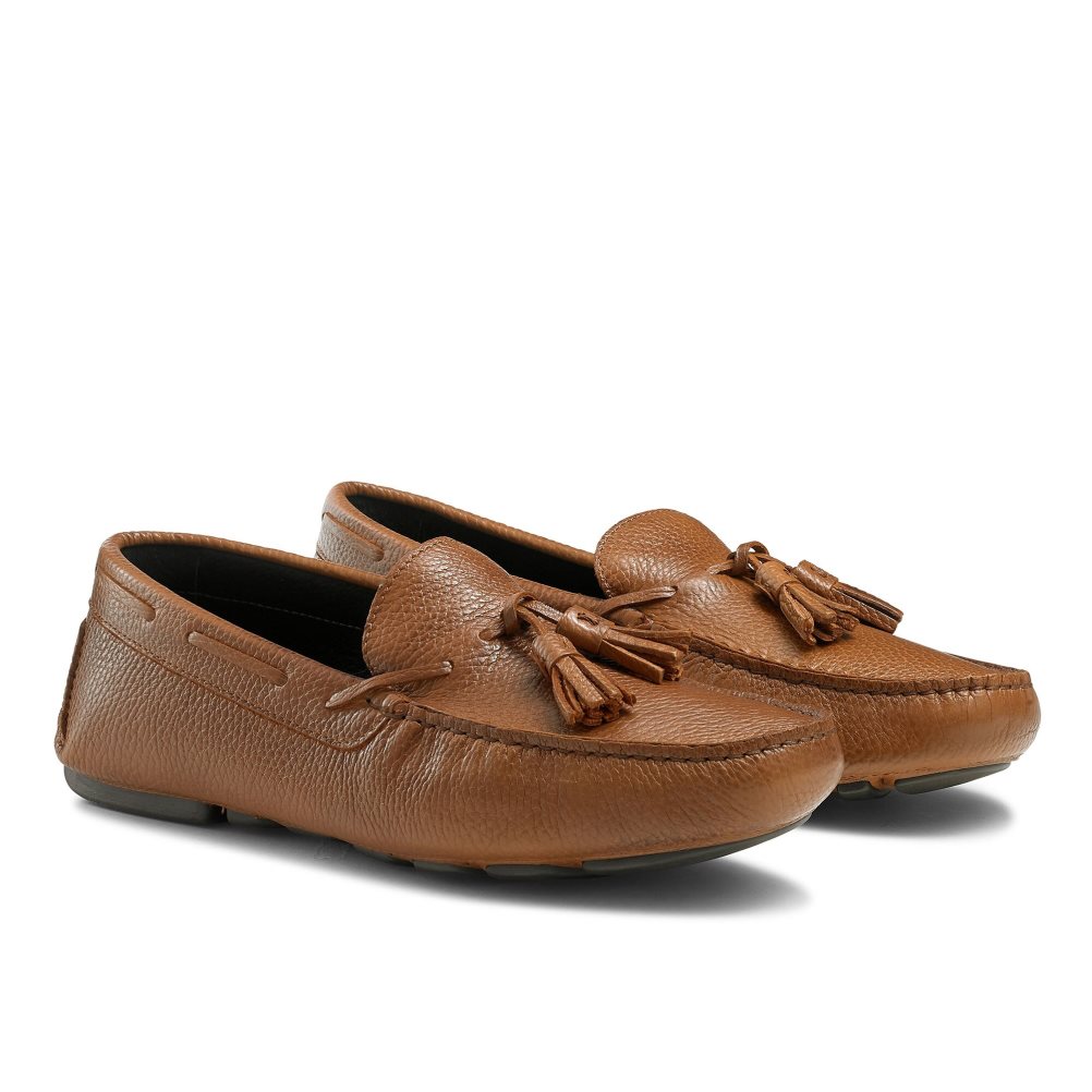 Russell And Bromley Monza Tassel Mokkasiner Herre Brune | 054LWUMG