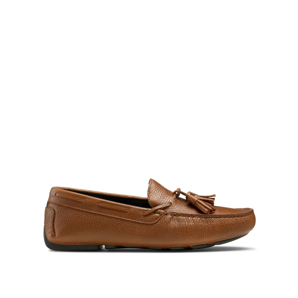 Russell And Bromley Monza Tassel Mokkasiner Herre Brune | 054LWUMG