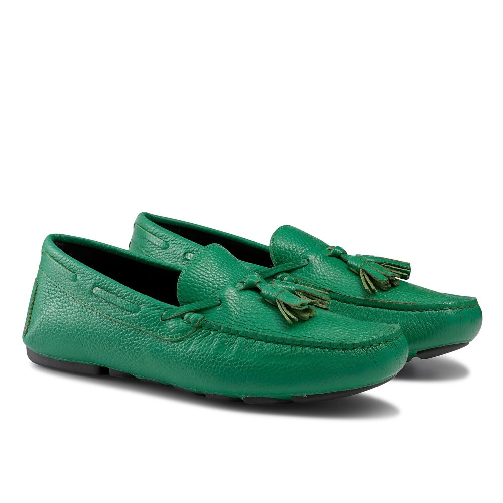 Russell And Bromley Monza Tassel Mokkasiner Herre Grønn | 781HNKER