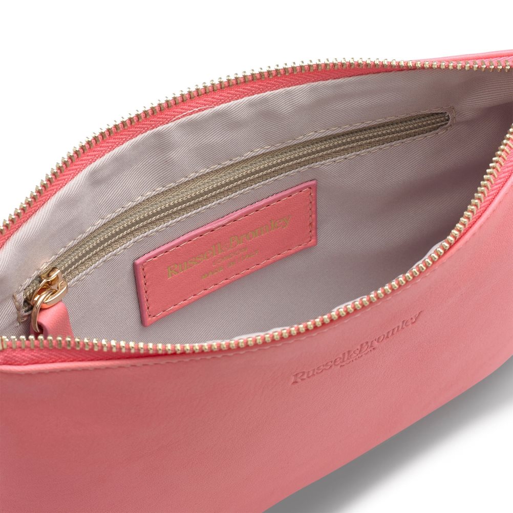 Russell And Bromley On Point Chain Zip Pouch Skulderveske Dame Rosa | 690DEQHU