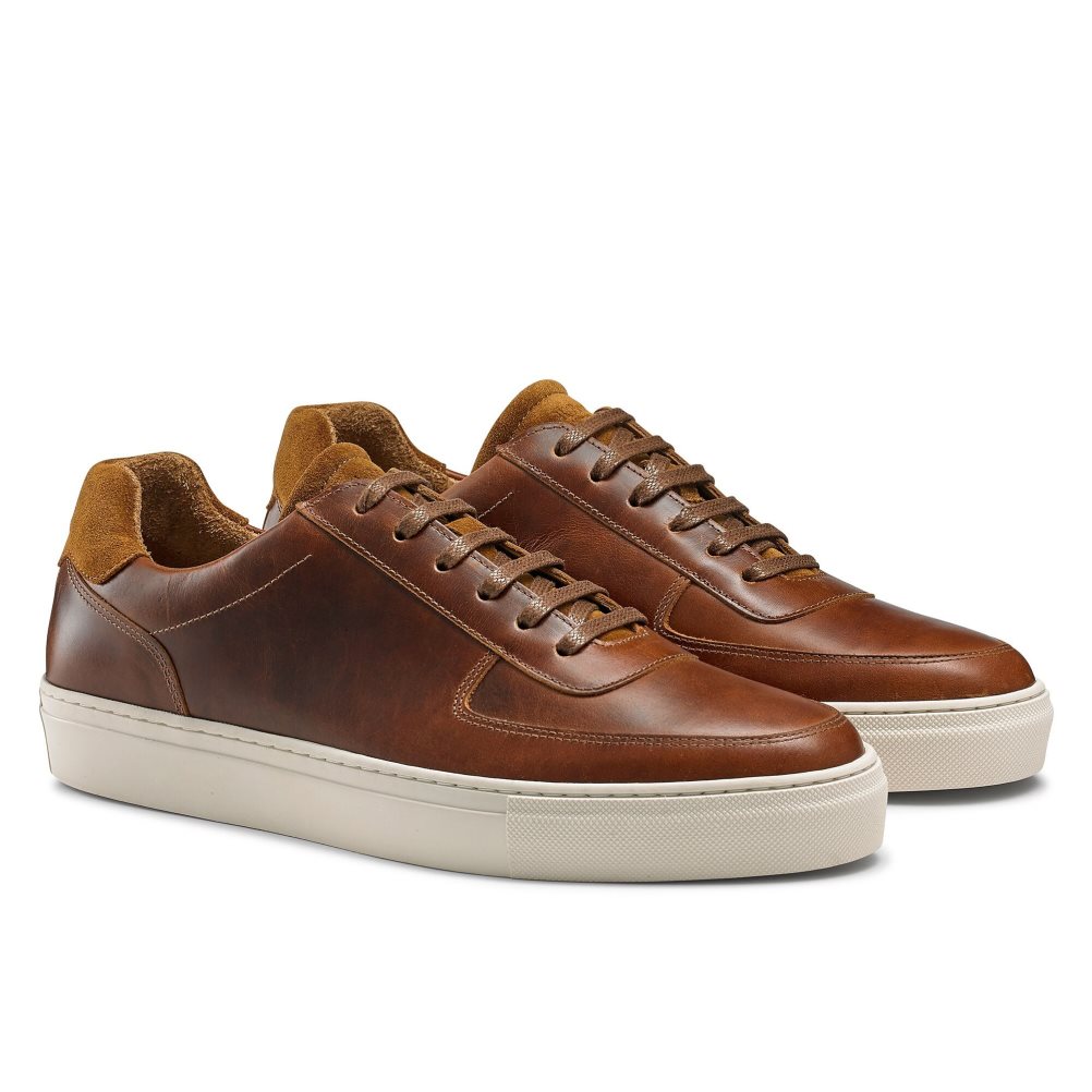 Russell And Bromley Outfield Blonder Up Joggesko Herre Brune | 032LAZHS