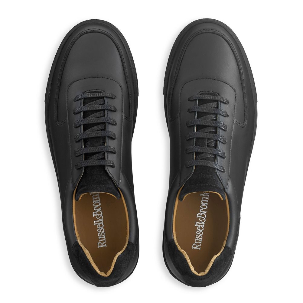 Russell And Bromley Outfield Blonder Up Joggesko Herre Svarte | 059VSFCU