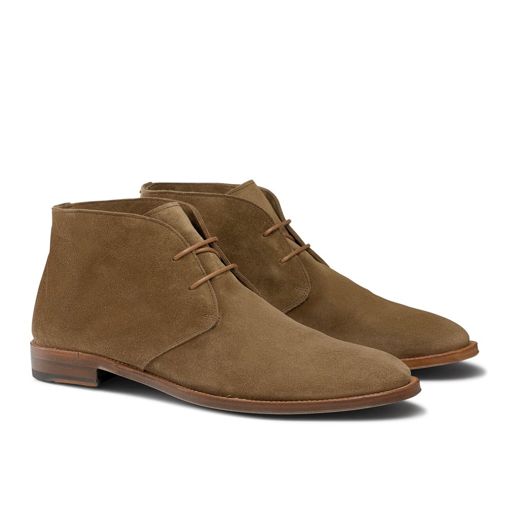 Russell And Bromley Pall Mall Unlined Chukka Støvler Herre Brune | 839TZKVC