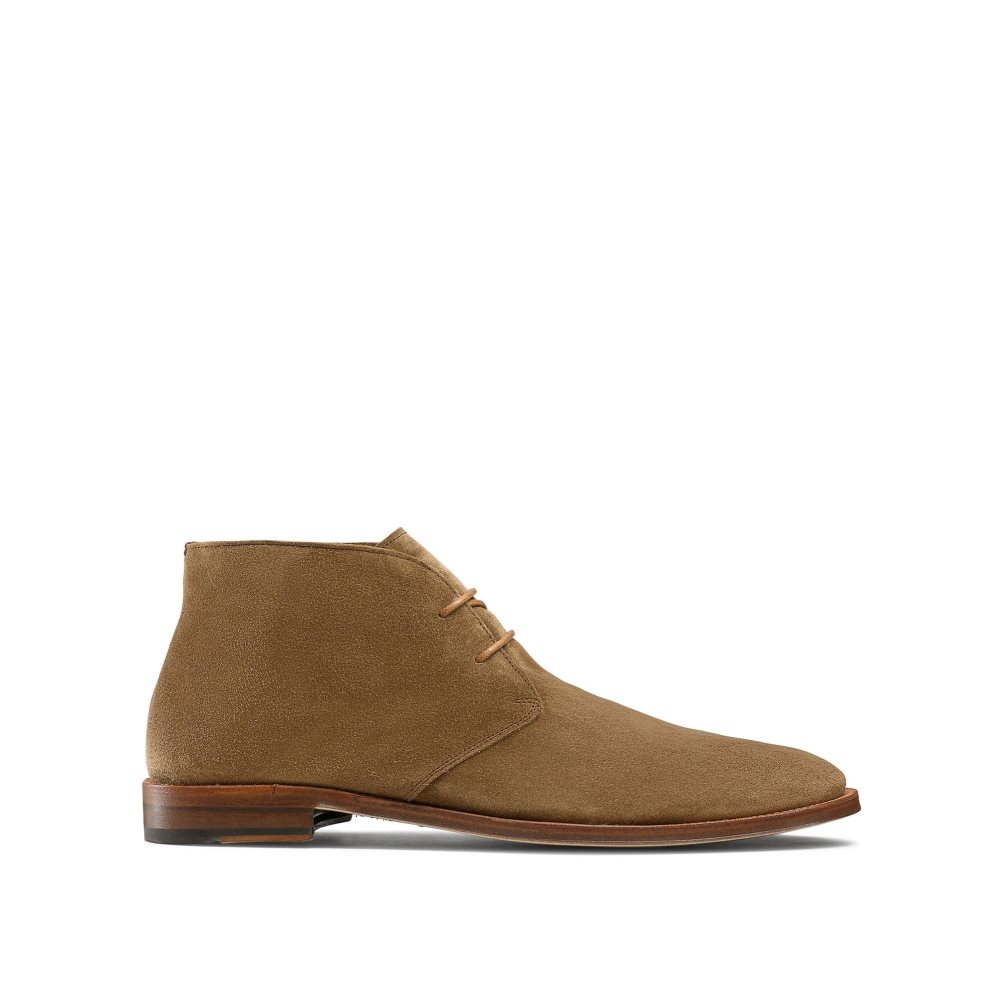 Russell And Bromley Pall Mall Unlined Chukka Støvler Herre Brune | 839TZKVC