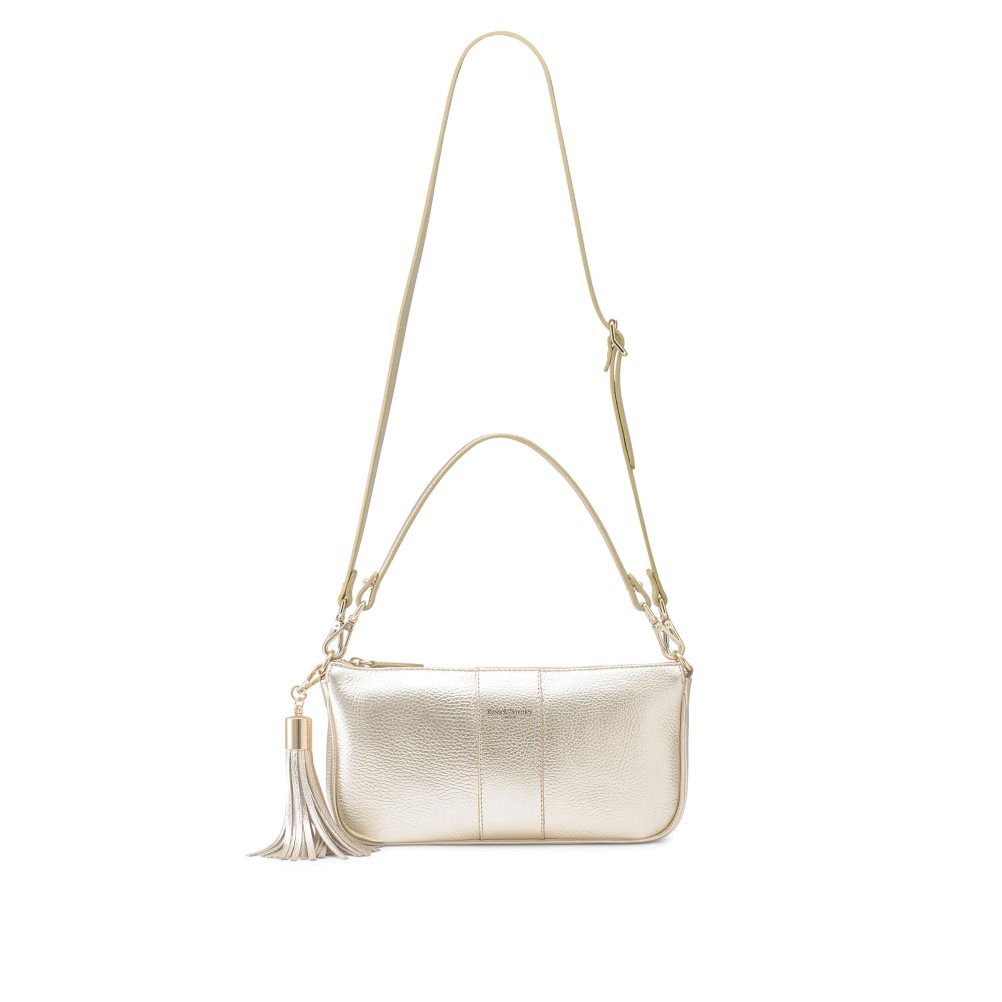 Russell And Bromley Paris Slim Baguette Tote Veske Dame Gull | 612NQAOJ