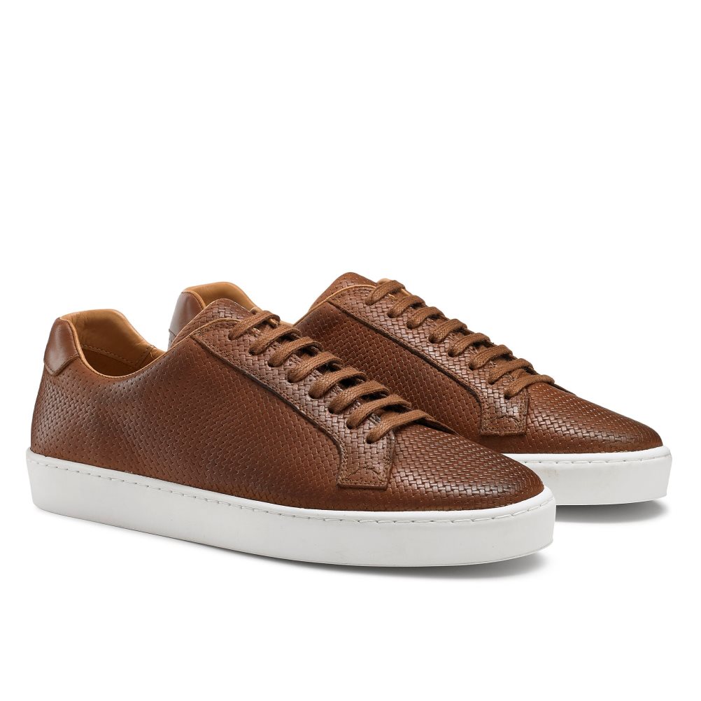 Russell And Bromley Park Run Low-top Joggesko Herre Brune | 740KZBEH