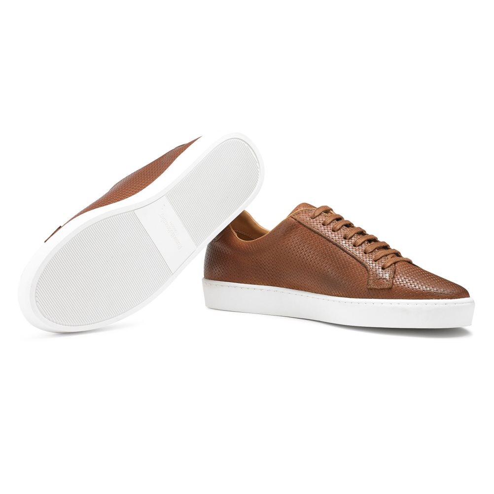 Russell And Bromley Park Run Low-top Joggesko Herre Brune | 740KZBEH