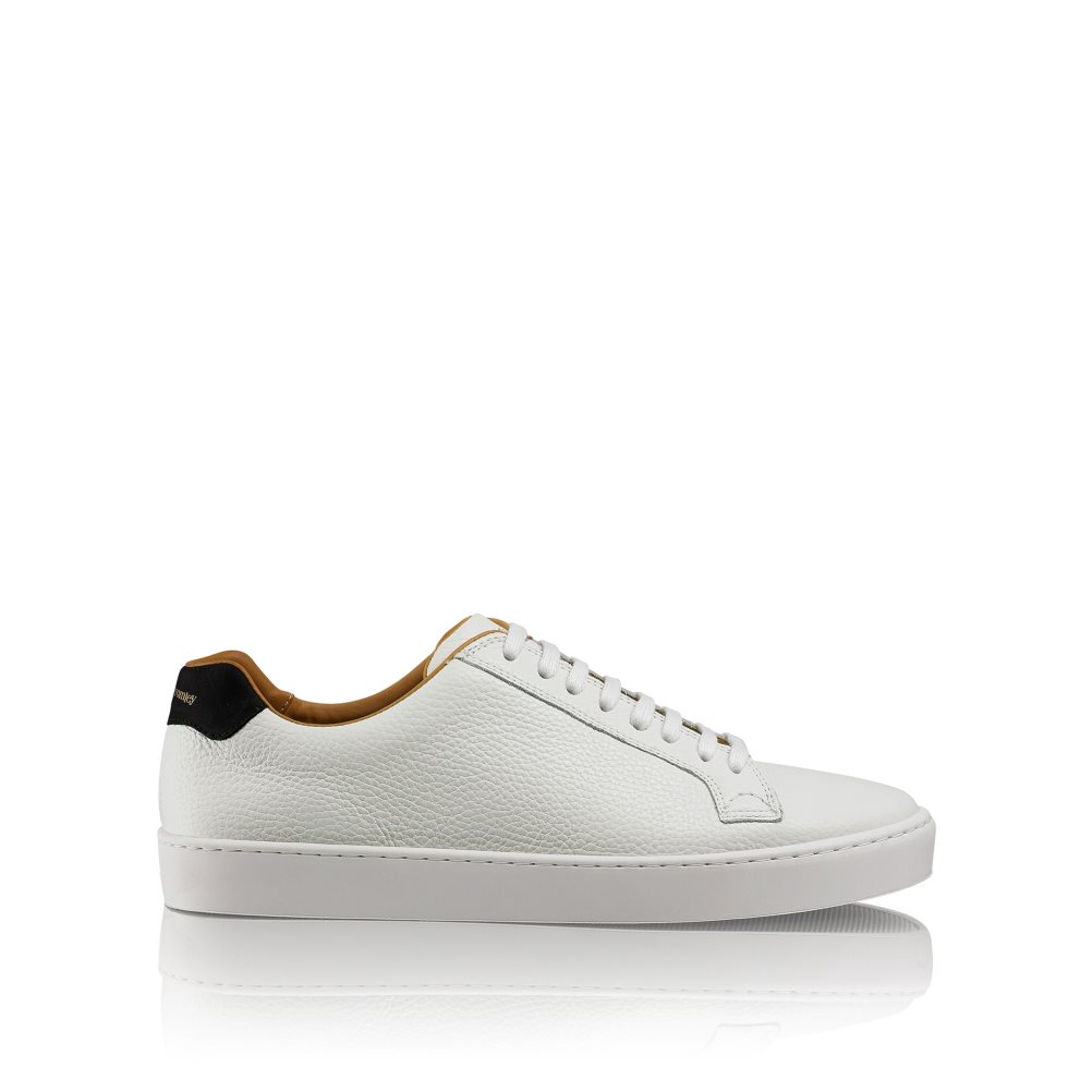 Russell And Bromley Park Run Low-top Joggesko Herre Hvite | 935CPZFO