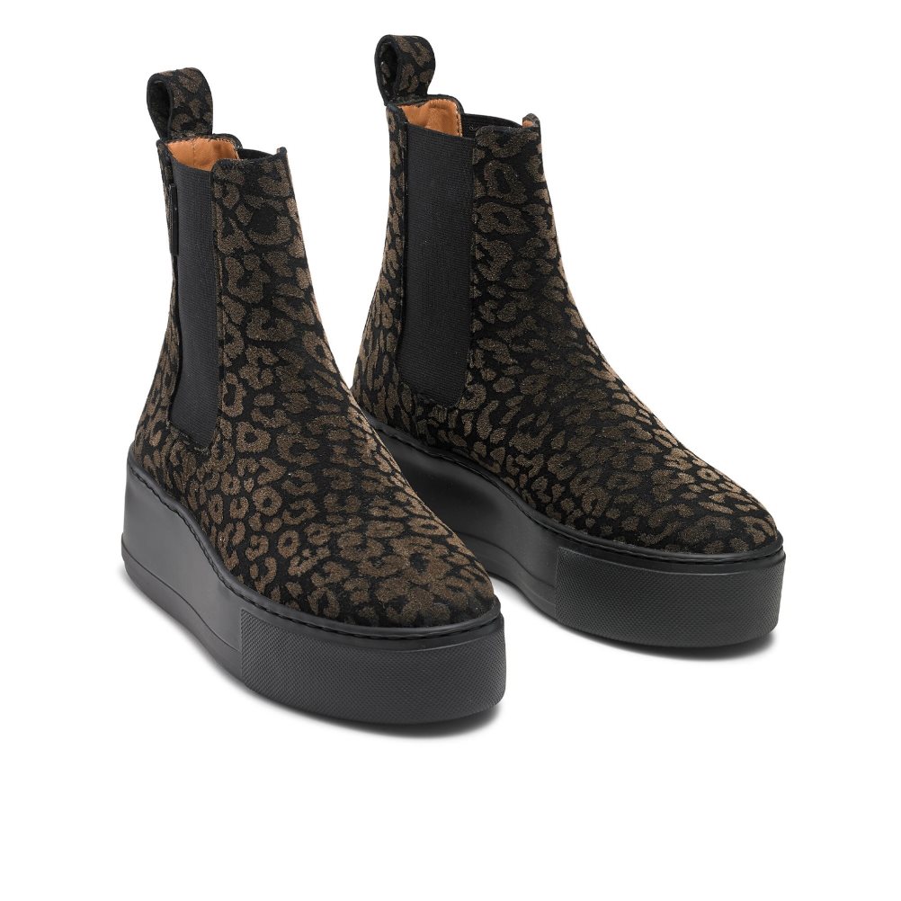 Russell And Bromley Park Way Chelsea Støvler Dame Leopard | 158OQGJU