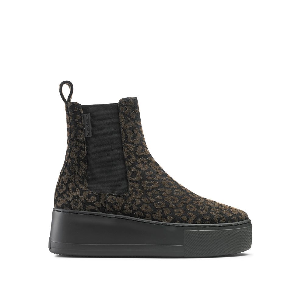 Russell And Bromley Park Way Chelsea Støvler Dame Leopard | 158OQGJU