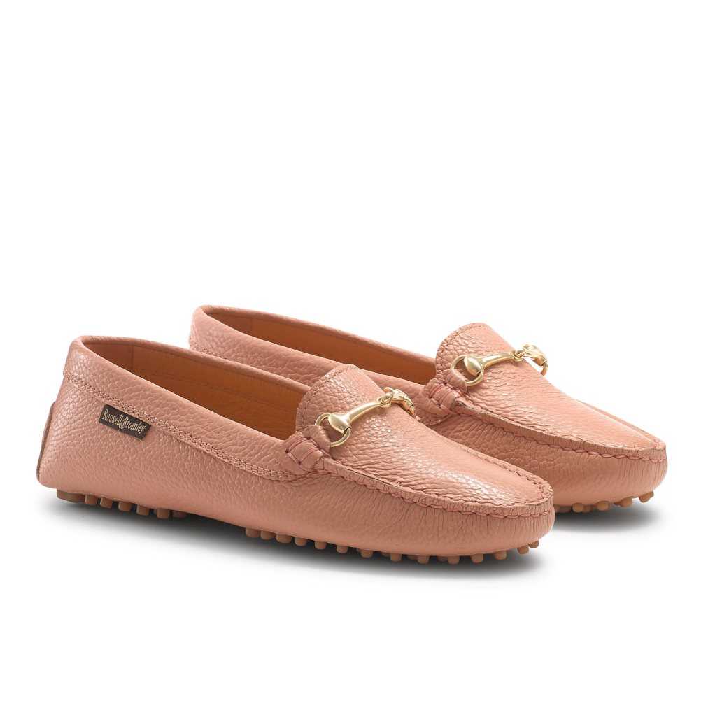 Russell And Bromley Piazza Snaffle Trim Driver Loafers Dame Rosa | 752RPSJV