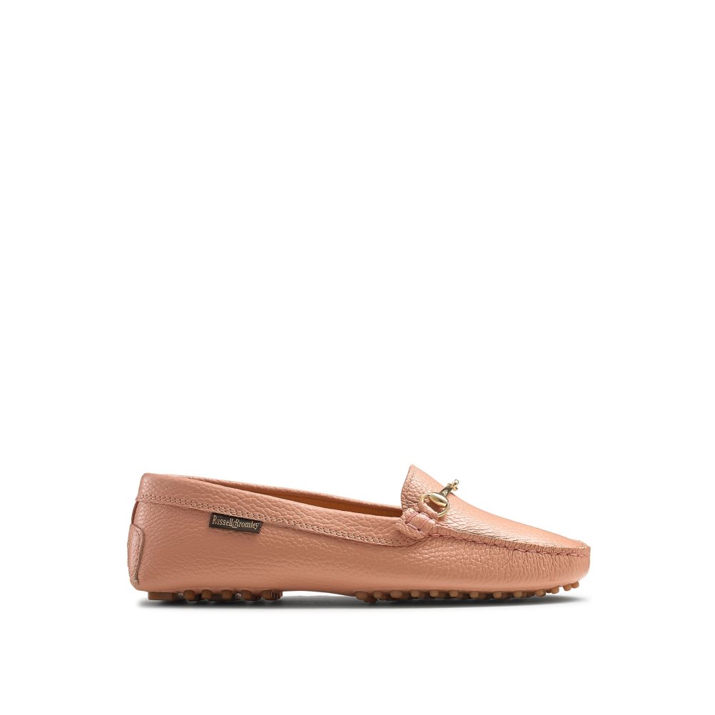 Russell And Bromley Piazza Snaffle Trim Driver Loafers Dame Rosa | 752RPSJV