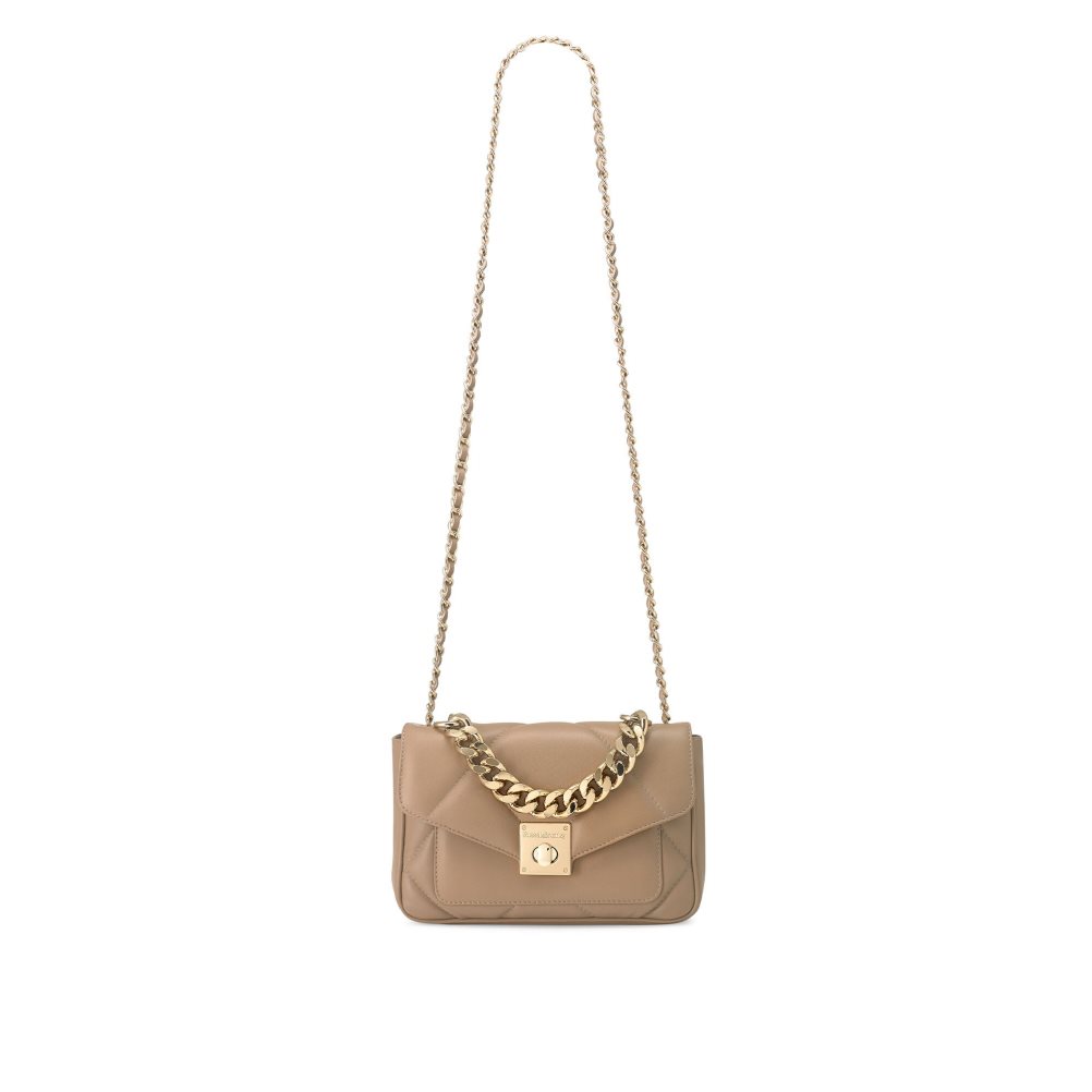 Russell And Bromley Quiltpuff Midi Mini Veske Dame Beige | 451SMVKA