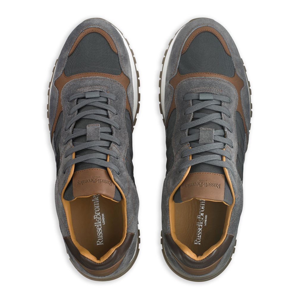 Russell And Bromley Rannoch Oxford Blonder Runner Joggesko Herre Grå | 793VTFCB