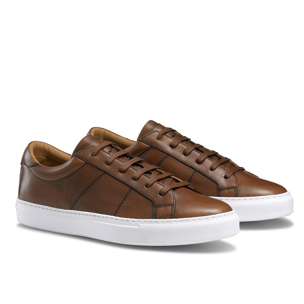 Russell And Bromley Realtime Luxury Joggesko Herre Brune | 152OCBQN