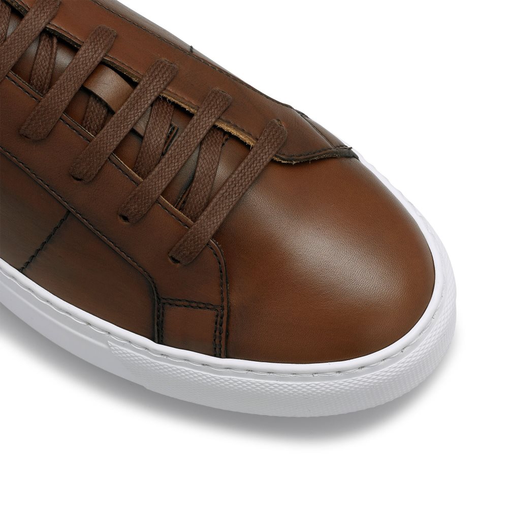 Russell And Bromley Realtime Luxury Joggesko Herre Brune | 152OCBQN