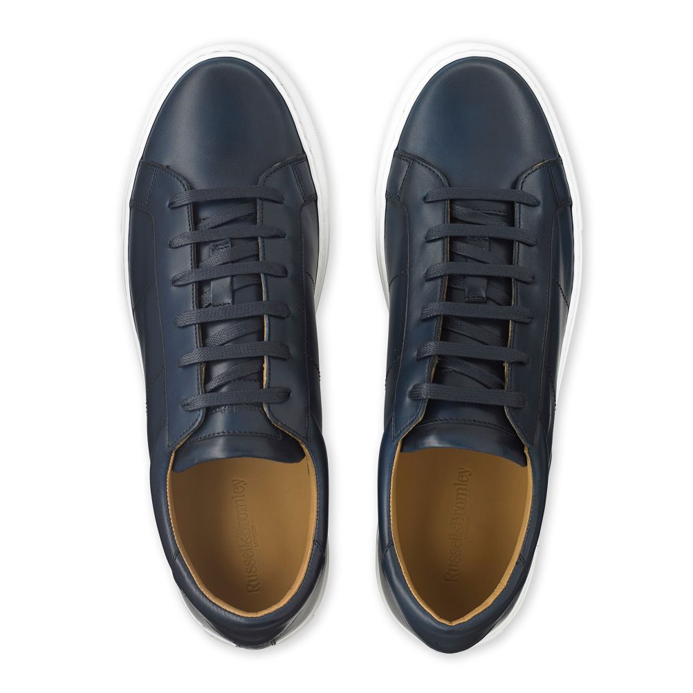 Russell And Bromley Realtime Luxury Joggesko Herre Marineblå | 381YIGKQ