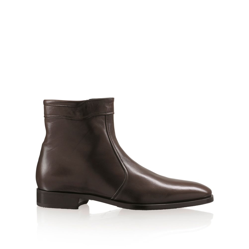 Russell And Bromley Repeat Zip Ankelstøvletter Herre Sjokolade | 893QRXUA