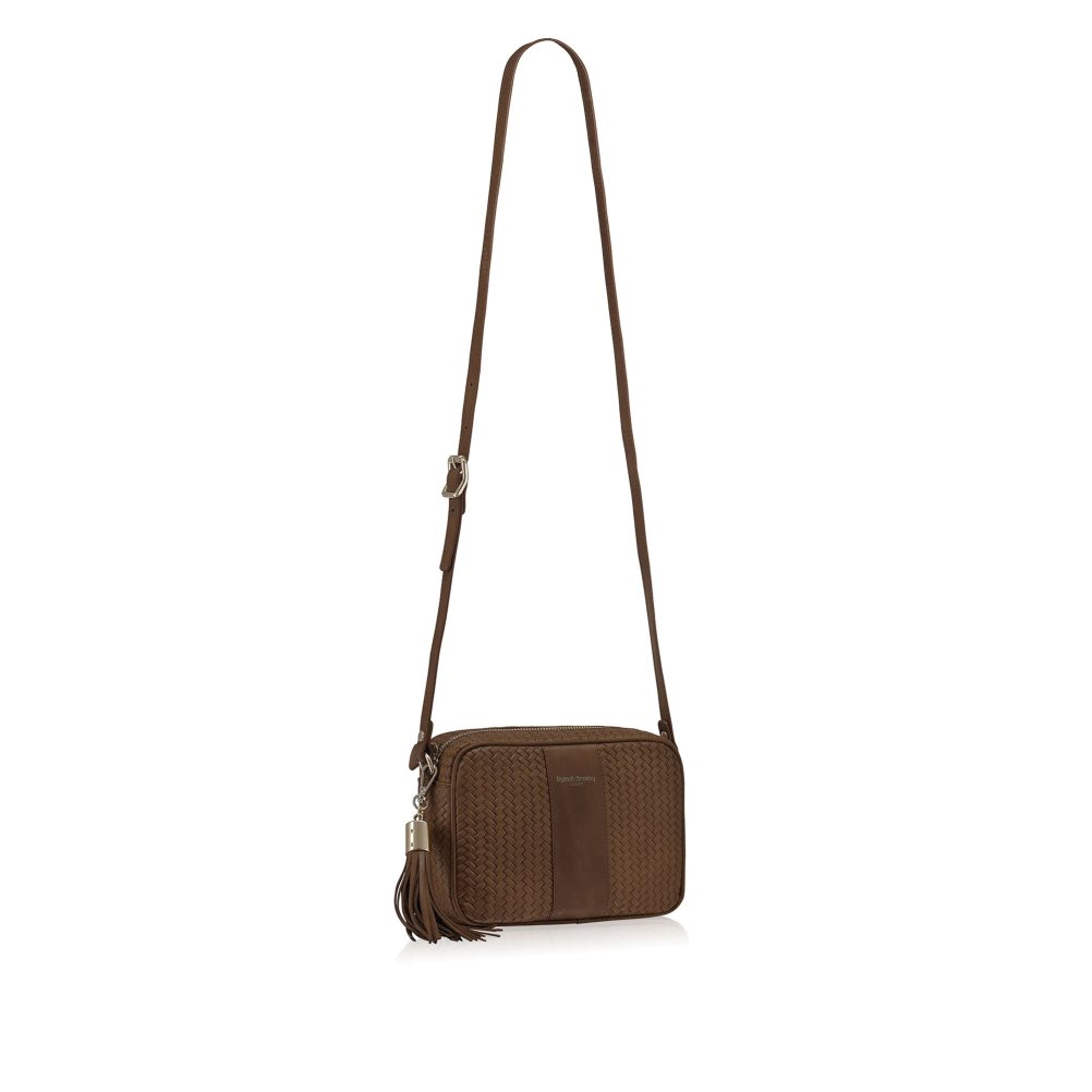 Russell And Bromley Rowan Camera Crossbody Veske Dame Mørke Brune | 128ZWVKA