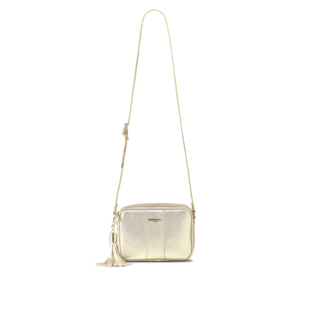 Russell And Bromley Rowan Camera Crossbody Veske Dame Gull | 462ZWTLE