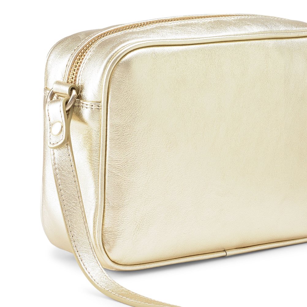 Russell And Bromley Rowan Camera Crossbody Veske Dame Gull | 462ZWTLE