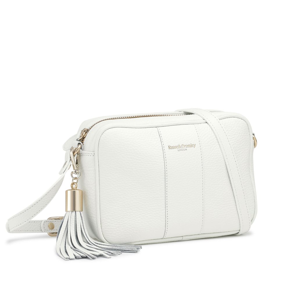 Russell And Bromley Rowan Camera Crossbody Veske Dame Hvite | 590YUQKD