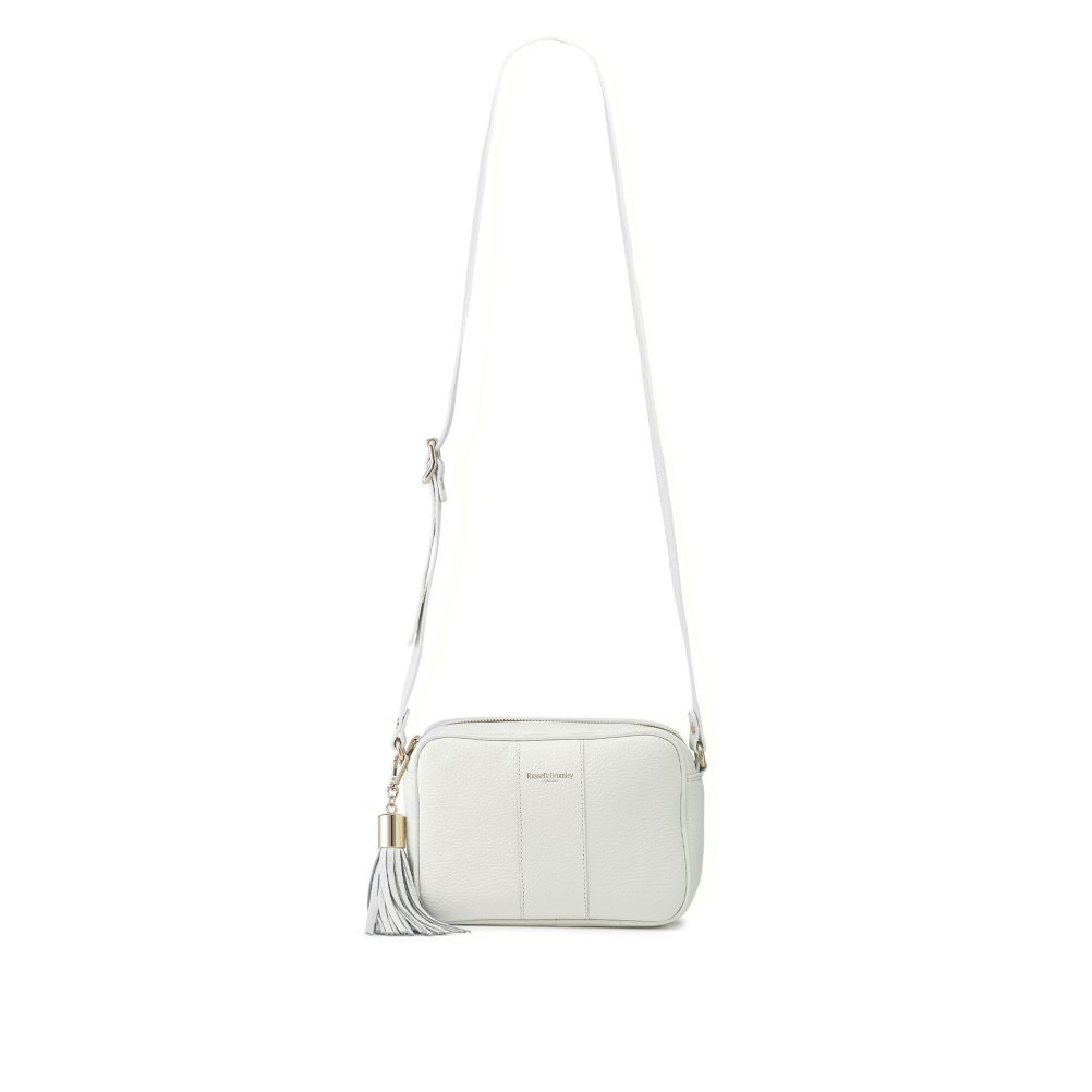 Russell And Bromley Rowan Camera Crossbody Veske Dame Hvite | 590YUQKD