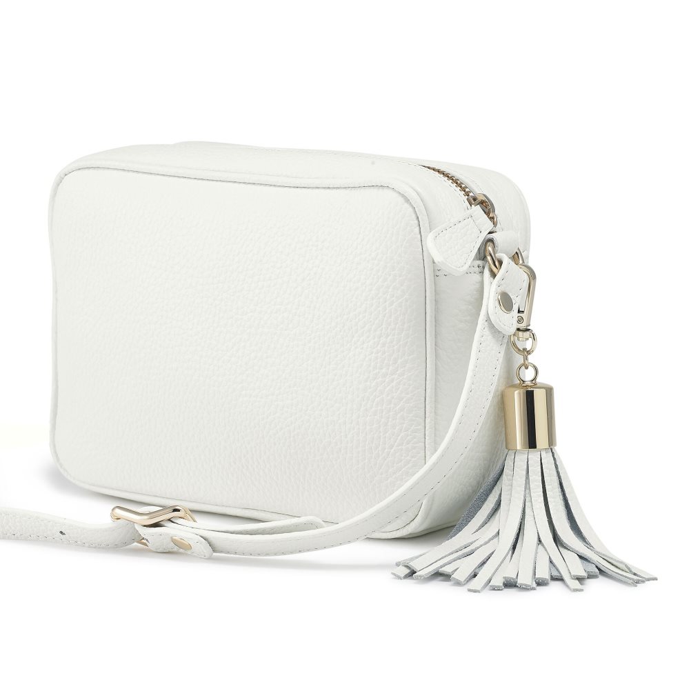 Russell And Bromley Rowan Camera Crossbody Veske Dame Hvite | 590YUQKD