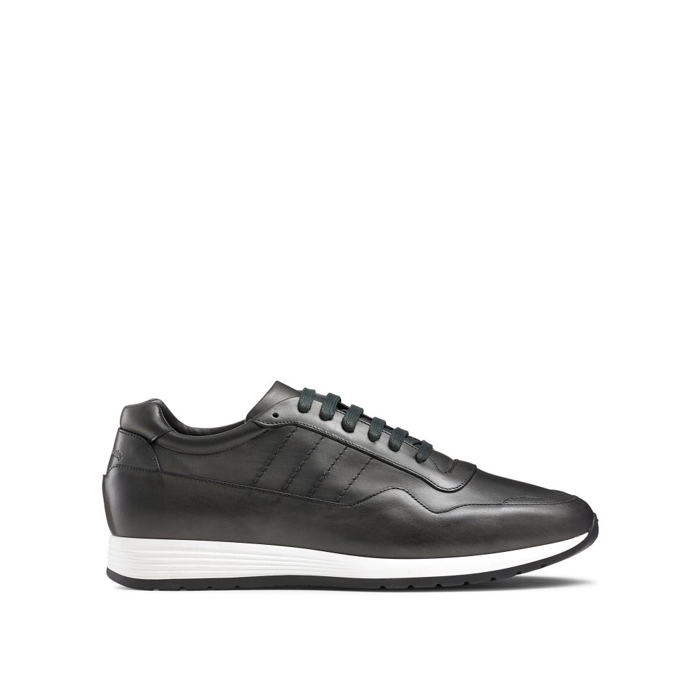 Russell And Bromley Run Time+ Luxury Blonder Up Joggesko Herre Mørke Grå | 492PXHUE