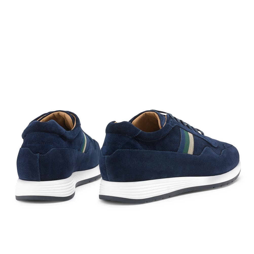 Russell And Bromley Run Time Luxury Joggesko Herre Marineblå | 241UWYQS