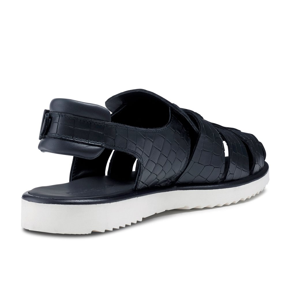 Russell And Bromley San Cono Spenne Closed Tå Sandaler Herre Marineblå | 629TFDNX