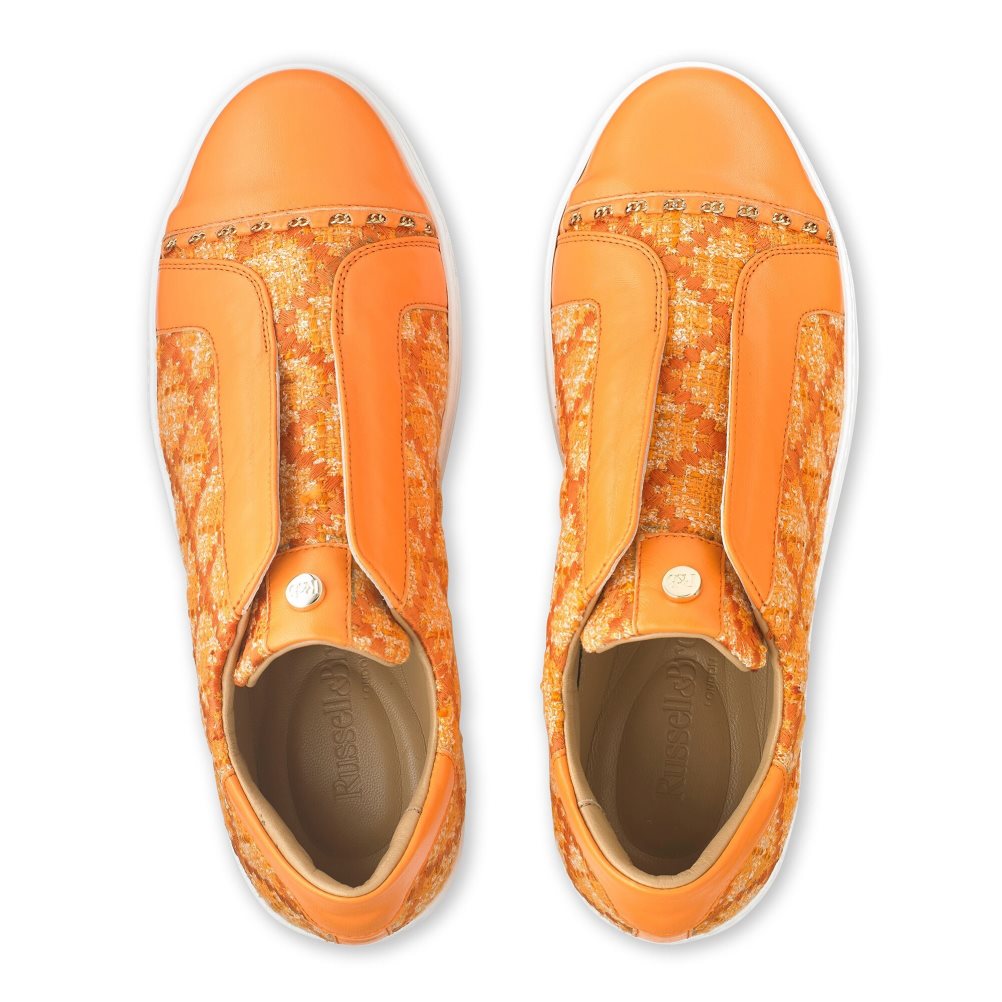 Russell And Bromley Seawalk Laceless Joggesko Dame Oransje | 680XLWPK