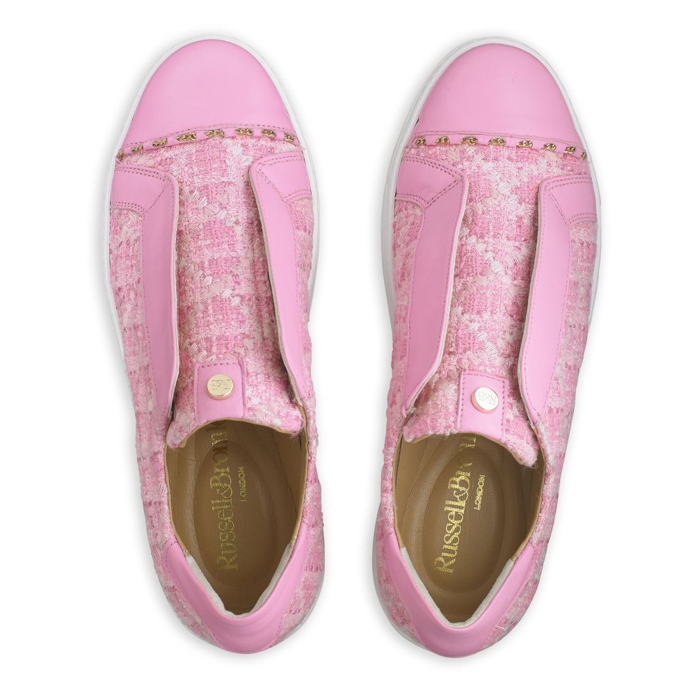 Russell And Bromley Seawalk Laceless Platform Sko Dame Rosa | 618RBGKS