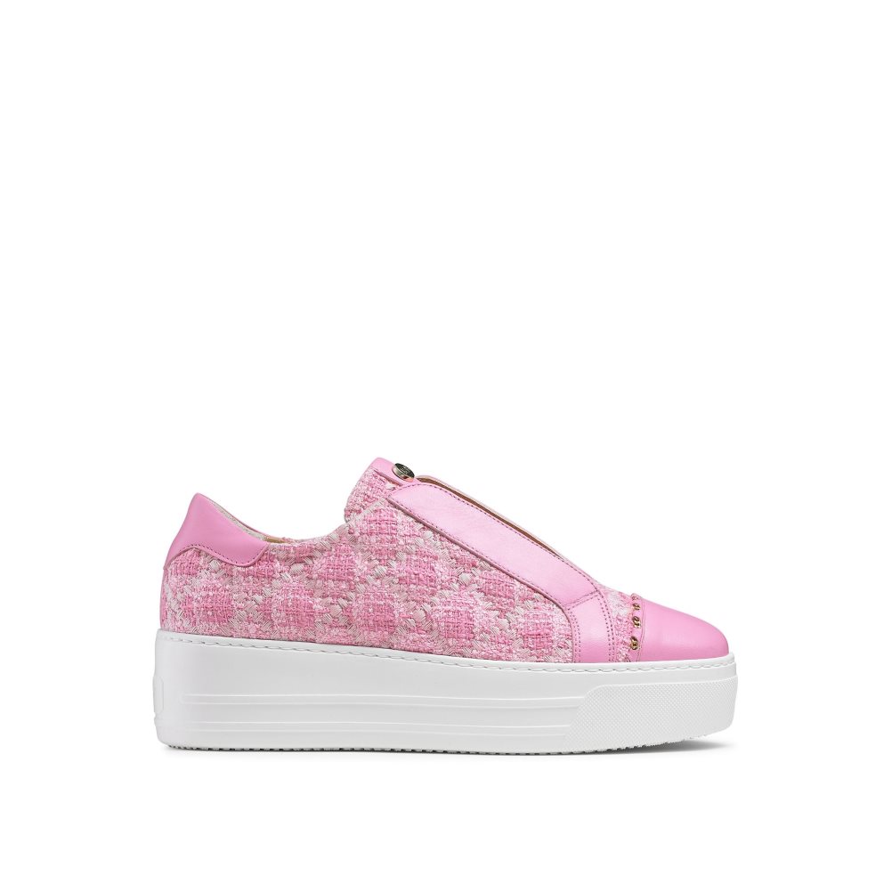 Russell And Bromley Seawalk Laceless Platform Sko Dame Rosa | 618RBGKS