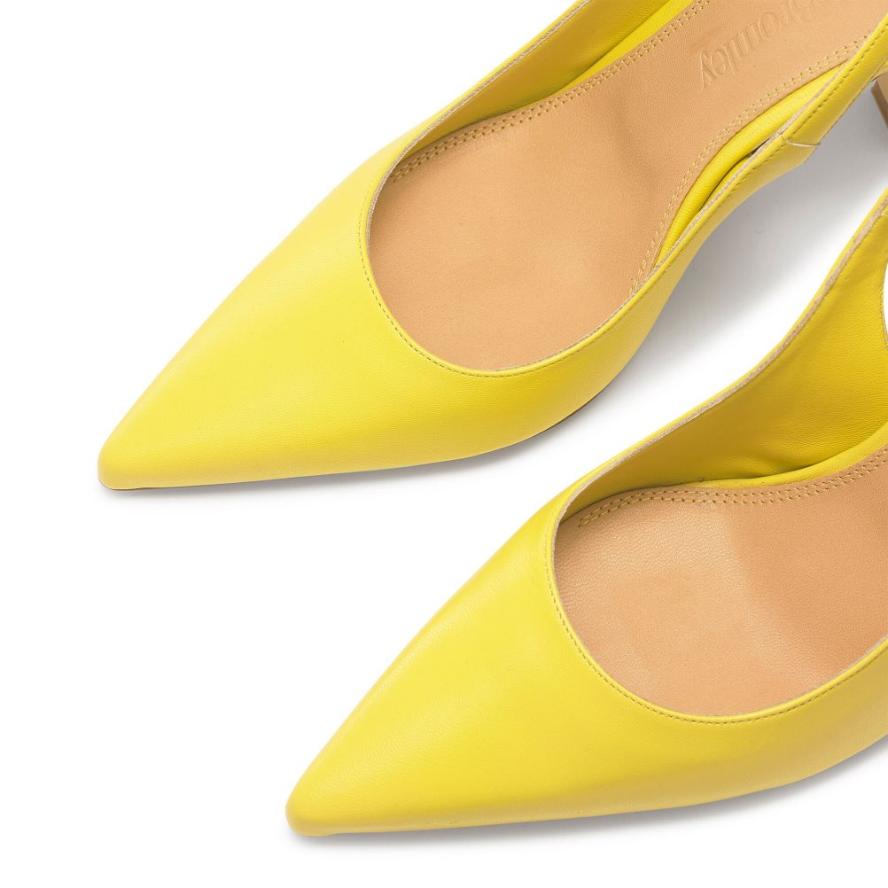 Russell And Bromley Slingback Point Pumps Dame Gul | 365WQHTV