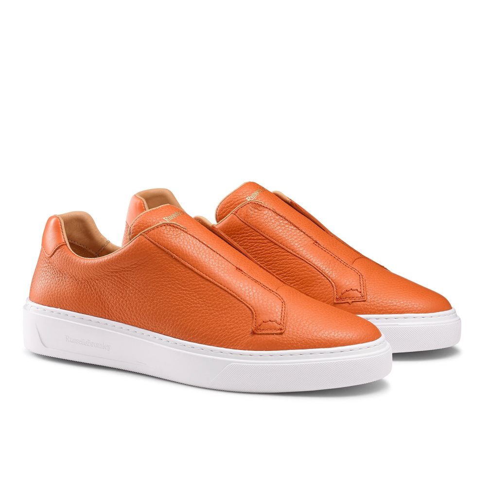 Russell And Bromley Slipway Laceless Joggesko Herre Oransje | 192RJIPH