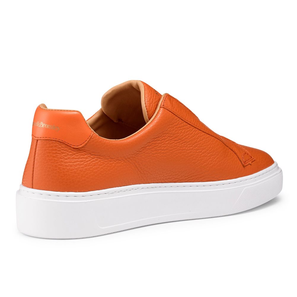 Russell And Bromley Slipway Laceless Joggesko Herre Oransje | 192RJIPH