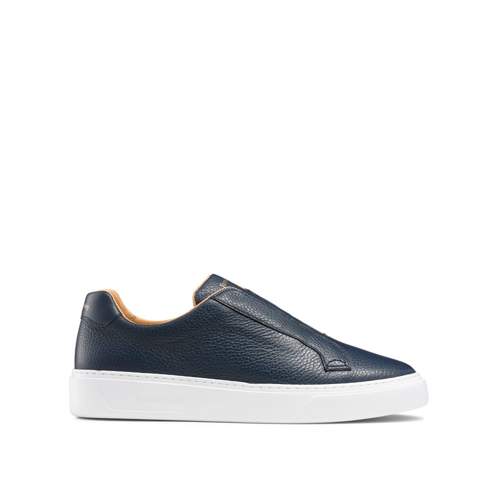 Russell And Bromley Slipway Laceless Joggesko Herre Marineblå | 467EMADS