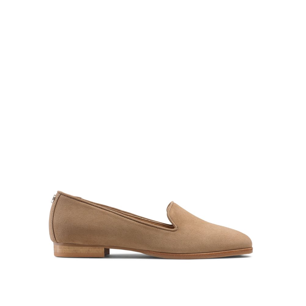 Russell And Bromley Smoking Kjoler Ballerinasko Dame Brune | 592XBKGV