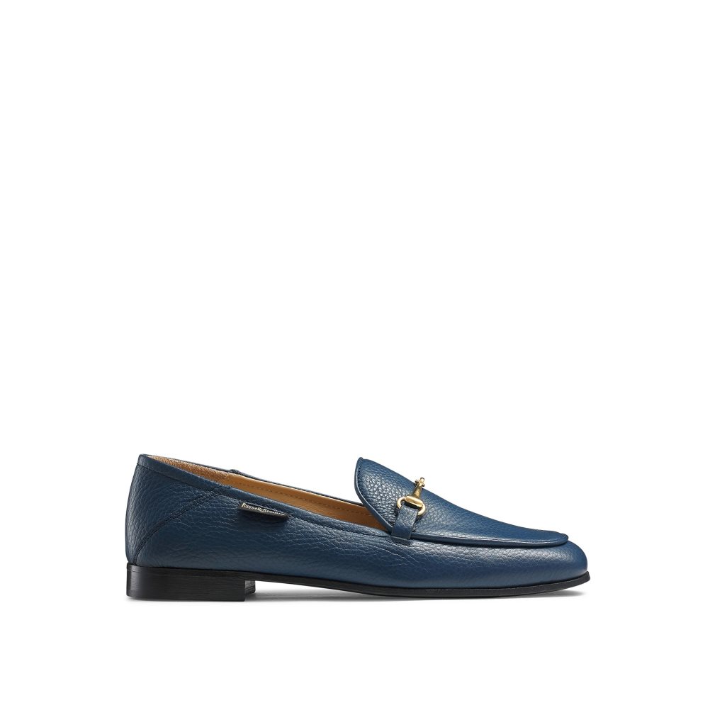 Russell And Bromley Snaffle Loafers Dame Marineblå | 562NCJBP