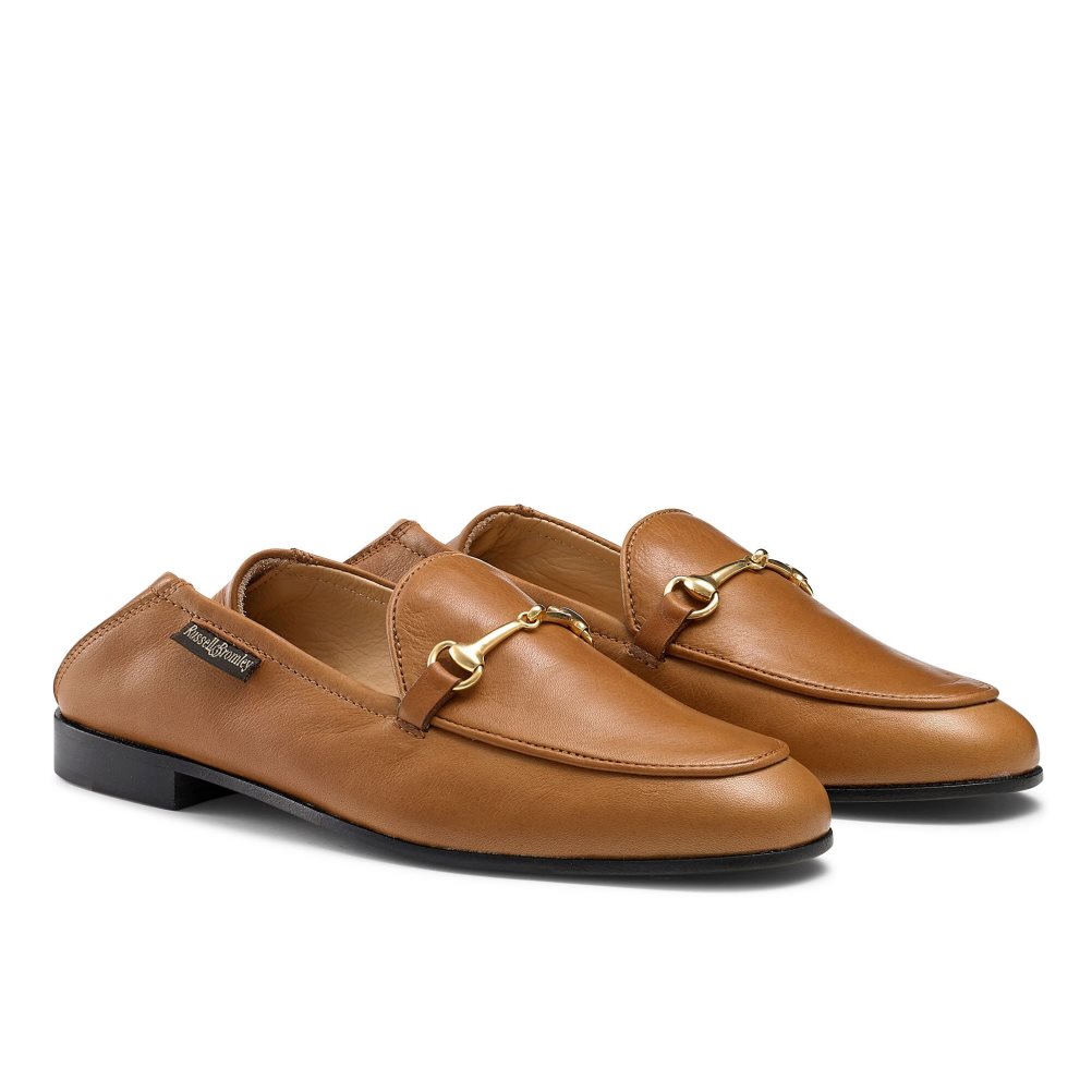 Russell And Bromley Snaffle Loafers Dame Brune | 805AOPRZ