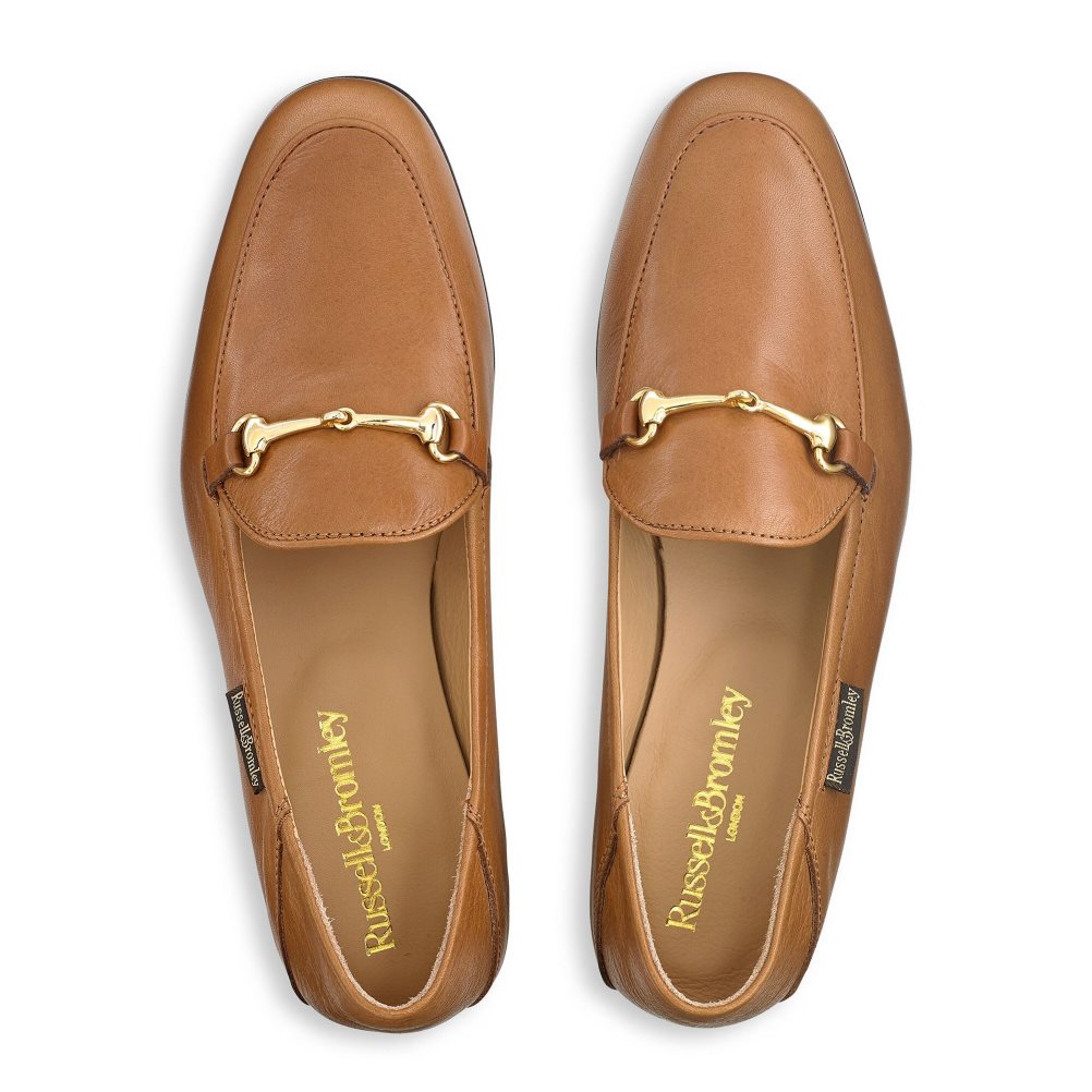 Russell And Bromley Snaffle Loafers Dame Brune | 805AOPRZ