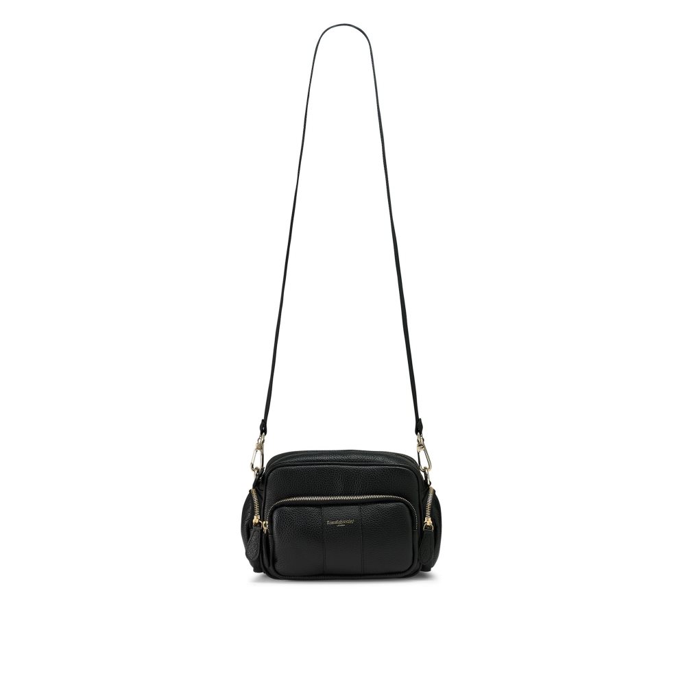 Russell And Bromley Snapshot Multi-pocket Crossbody Veske Dame Svarte | 412EKBHD