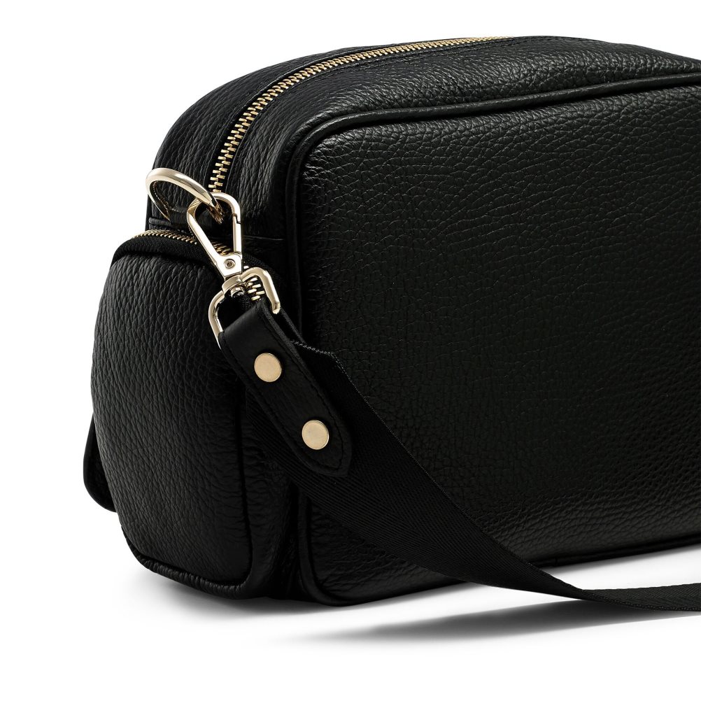 Russell And Bromley Snapshot Multi-pocket Crossbody Veske Dame Svarte | 412EKBHD