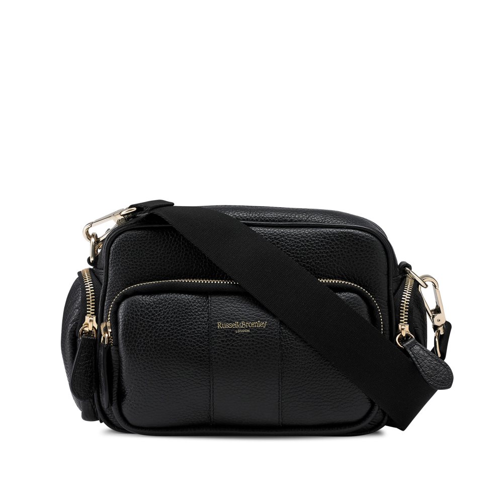 Russell And Bromley Snapshot Multi-pocket Crossbody Veske Dame Svarte | 412EKBHD